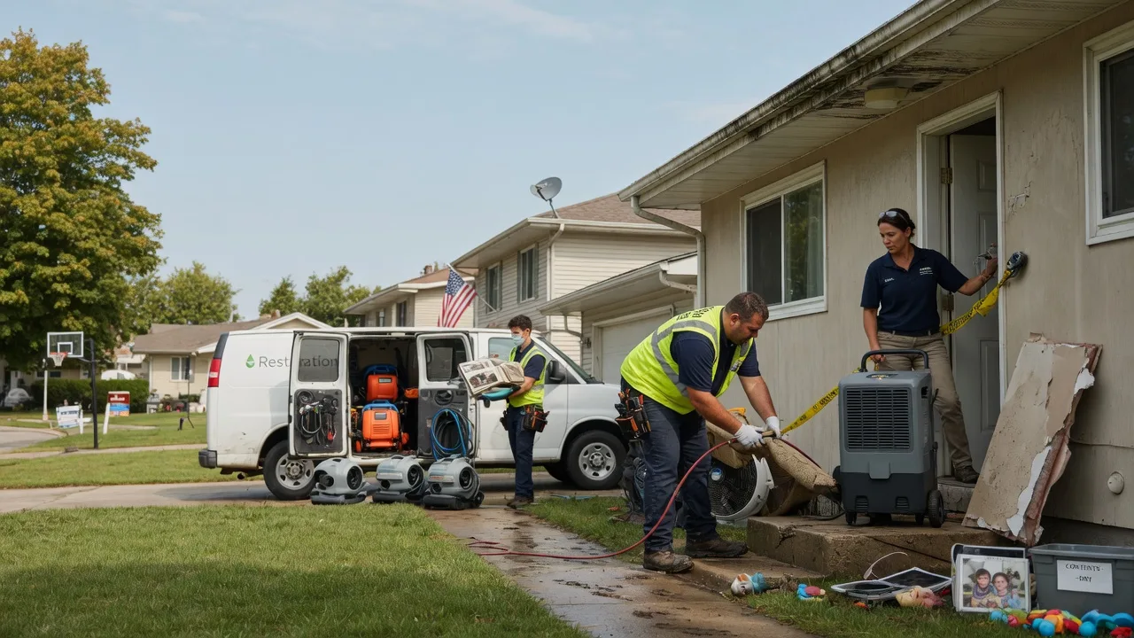 Water Damage Restoration in Viola, IL near me